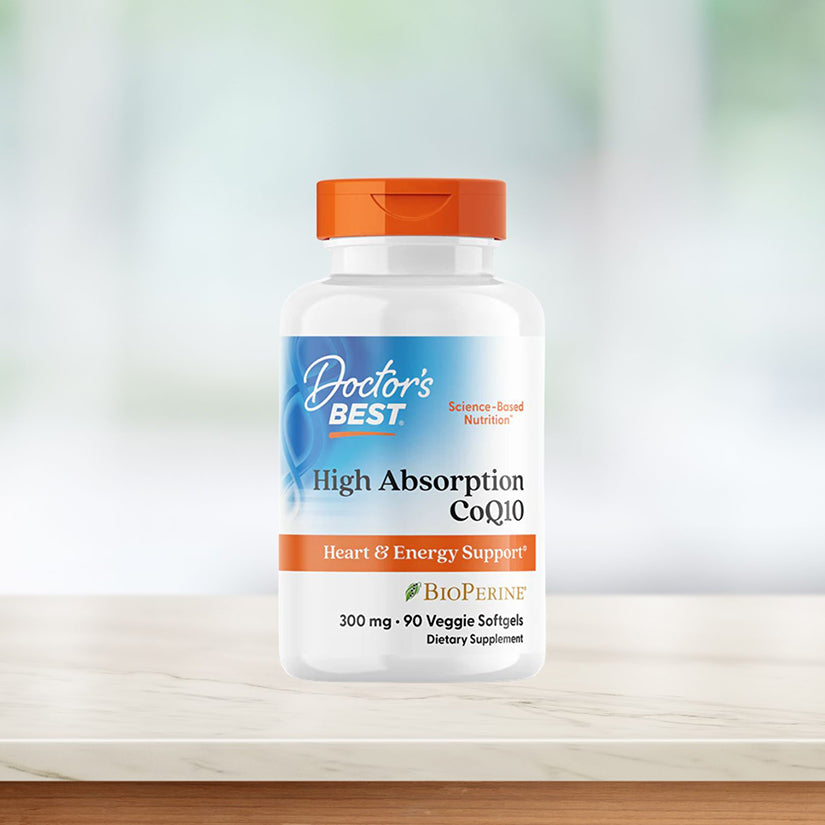 Doctor's Best High Absorption CoQ10 with BioPerine, 300 mg, 90 Veggie