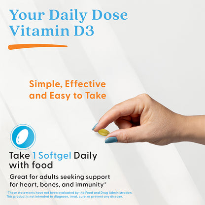 Doctor's Best Vitamin D3, 125 mcg (5,000 IU), 180 Veggie Softgels