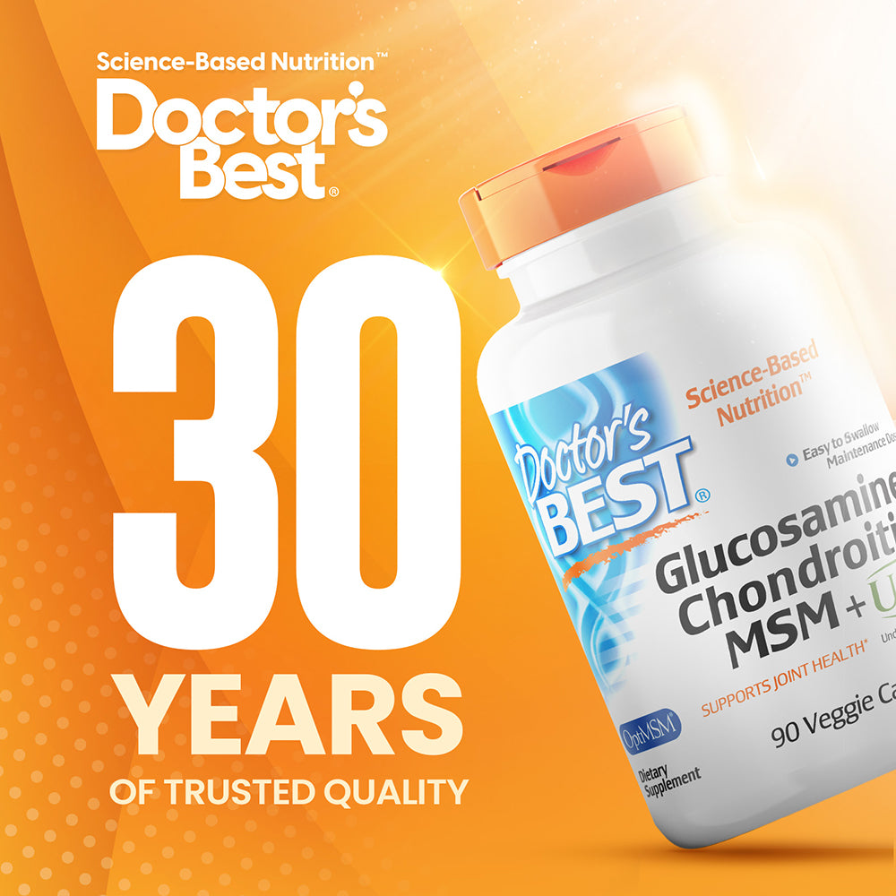 Complément Alimentaire Doctor's Best Glucosamine Chondroïtine MSM - 150 Gélules, Neuf