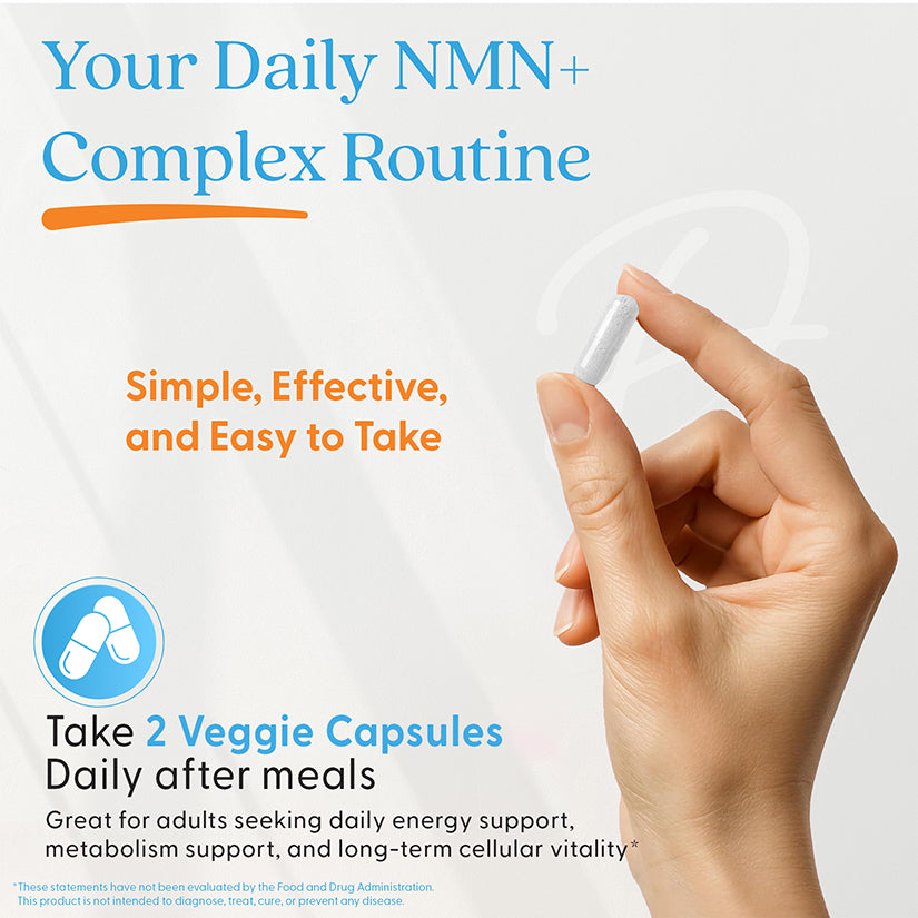 Doctor's Best NMN+, 200 mg, 60 Veggie Capsules
