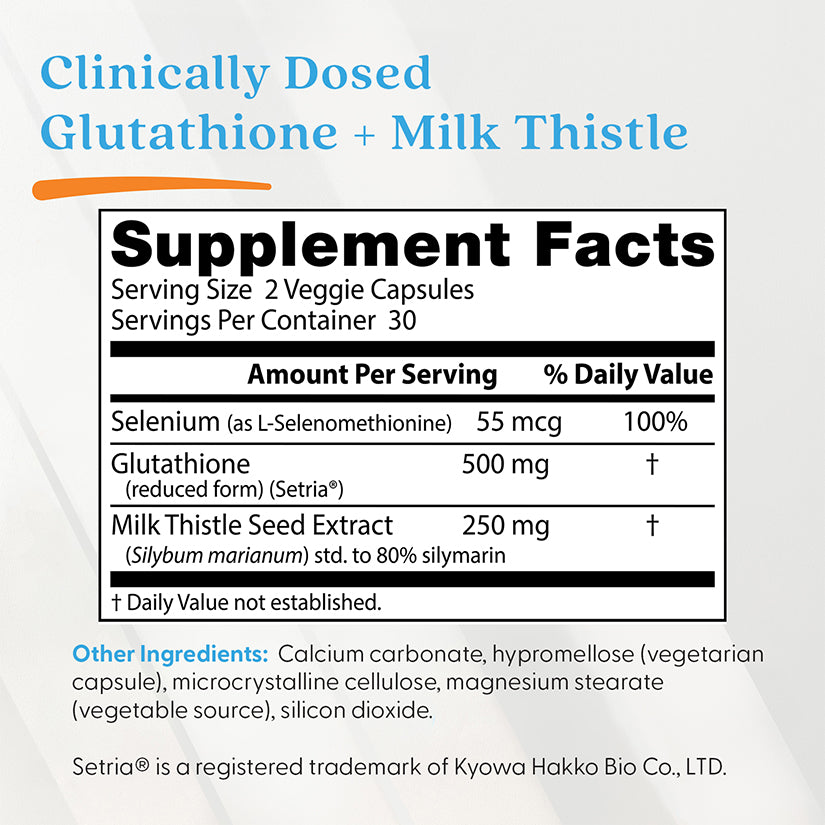 Doctor's Best Glutathione + Milk Thistle , 60 Veggie Caps Doctor's Best Glutathione + Milk Thistle , 60 Veggie Caps