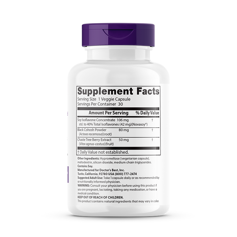 Doctor's Best Women's Menopause Support, 30 Veggie Caps