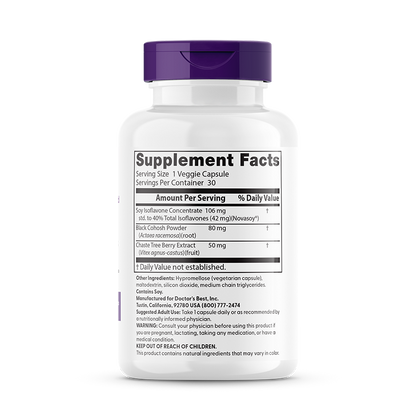 Doctor's Best Women's Menopause Support, 30 Veggie Caps
