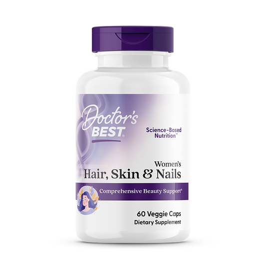 Doctor's Best Women's Hair, Skin & Nails, 60 Veggies Caps