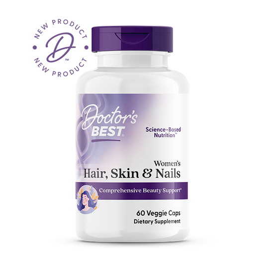 Doctor's Best Women's Hair, Skin & Nails, 60 Veggies Caps