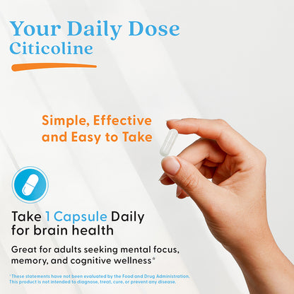 Doctor's Best Citicoline, 250 mg, 60 Veggie Caps