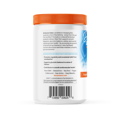 Doctor's Best Prebiotic Powder, Sunfiber®, Unflavored, 7.4 oz (210 g)
