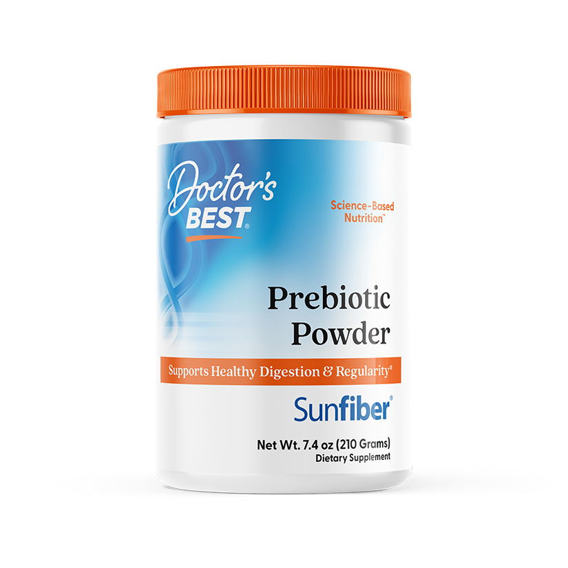 Doctor's Best Prebiotic Powder, Sunfiber®, Unflavored, 7.4 oz (210 g)