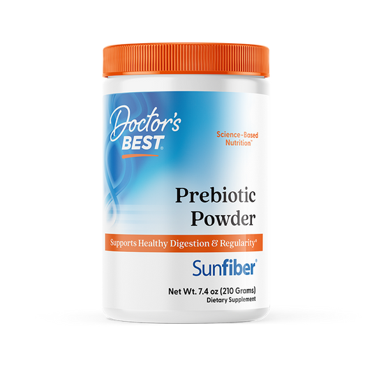 Doctor's Best Prebiotic Powder, Sunfiber®, Unflavored, 7.4 oz (210 g)