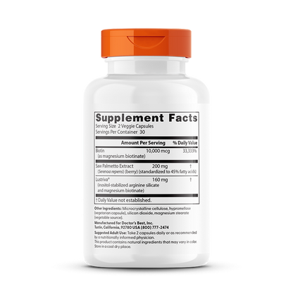 Doctor's Best High Absorption Hair & Skin Complex, 60 Veggie Caps