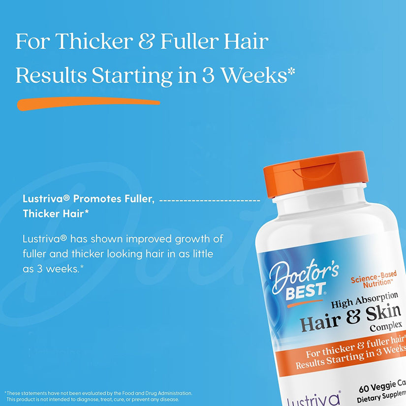 Doctor's Best High Absorption Hair & Skin Complex, 60 Veggie Caps