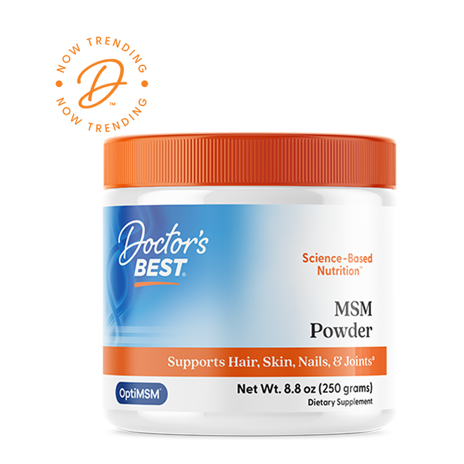 Doctor's Best MSM Powder with OptiMSM, 8.8 oz (250 g)