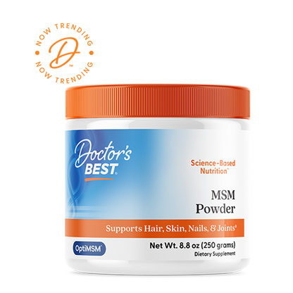 Doctor's Best MSM Powder with OptiMSM, 8.8 oz (250 g)