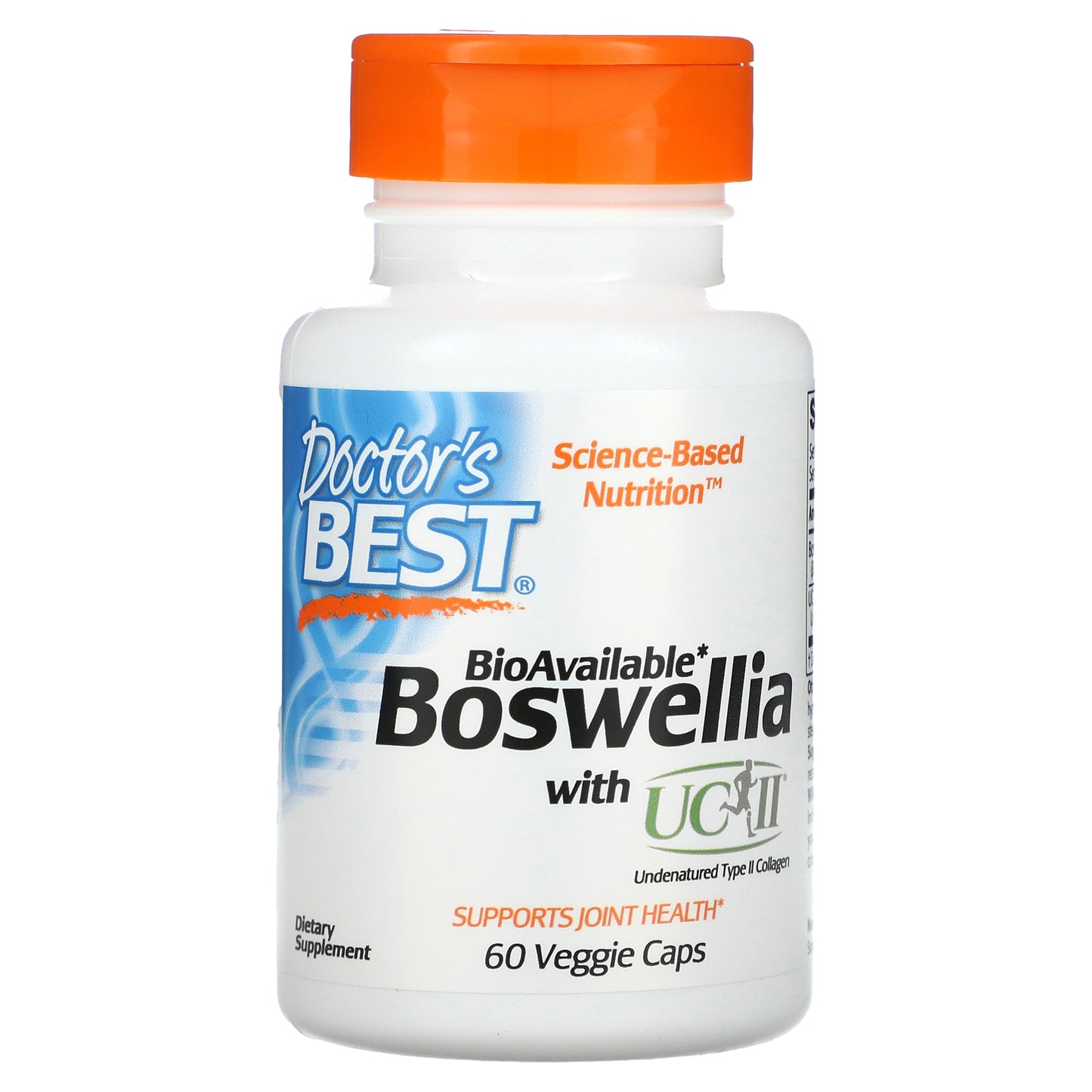 Doctor's Best Boswellia with UC II, 60 Veggie Caps