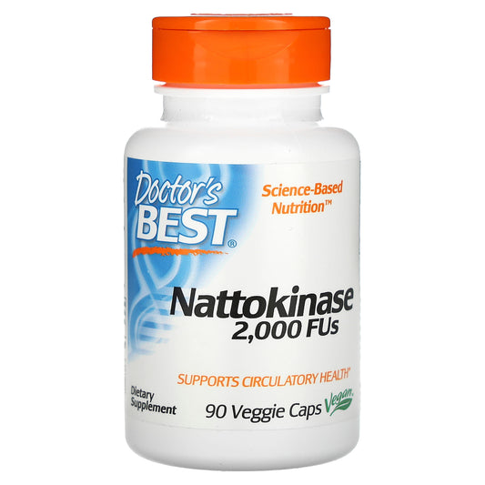 Doctor's Best Nattokinase, 2,000 FUs, 90 Veggie Caps