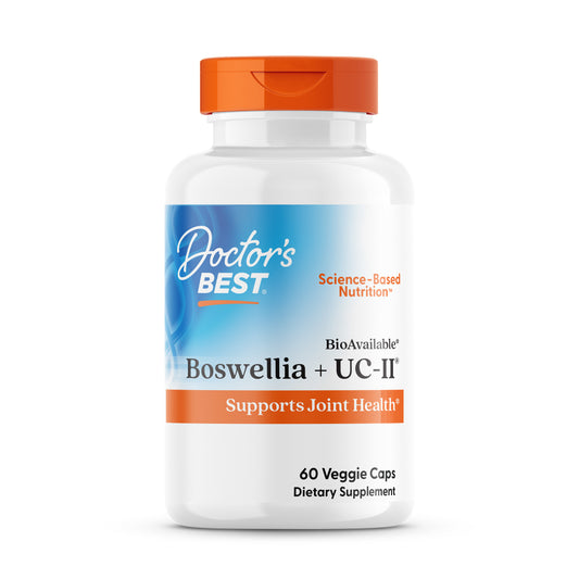 Doctor's Best Boswellia with UC II, 60 Veggie Caps