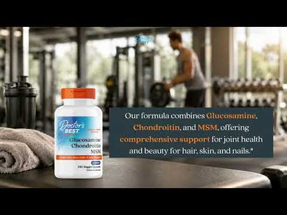 Doctor's Best Glucosamine Chondroitin MSM with OptiMSM, 120 Veggie Caps