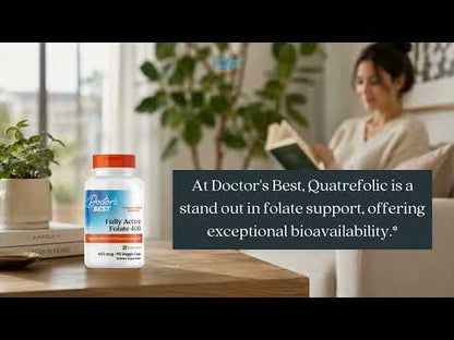 Doctor's Best Fully Active Folate 800, 800 mcg, 60 Veggie Caps